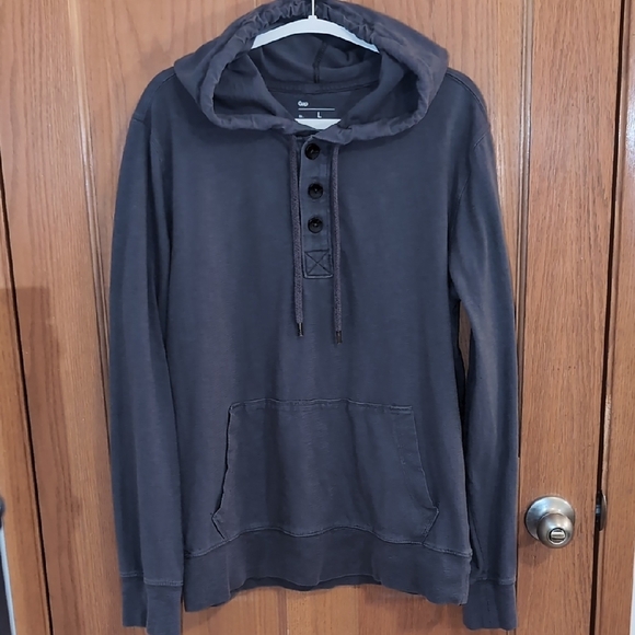 Men's Charcoal Hoodie by Gap - Picture 1 of 3